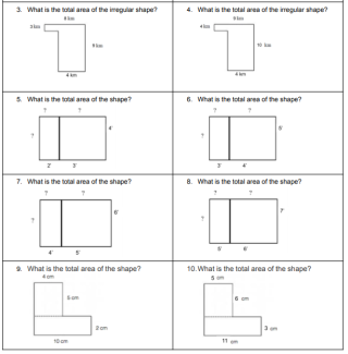 Area and Perimeter Reteach Worksheet