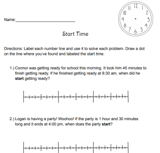 Elapsed Time with Start Times