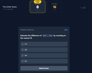 add subtract unfair game
