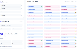 classroom roster tool using AI image