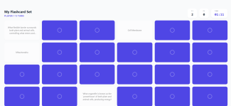 Create digital and print flashcards using flashcard forge