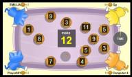 Cats addition fluency game (multiplayer possible) image
