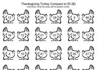 Comparing 2 Digit Numbers During Thanksgiving image