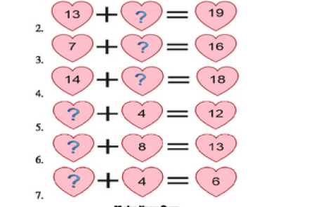 What is the unknown whole number? Worksheet 