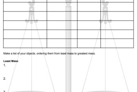 Finding the Mass of Objects