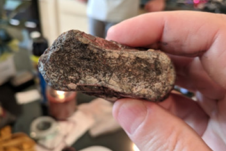 rock observation lab image and worksheet