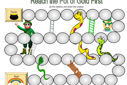 the Snakes and Ladders Board Game imag