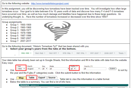 Earth Science Tornado Statistics Project