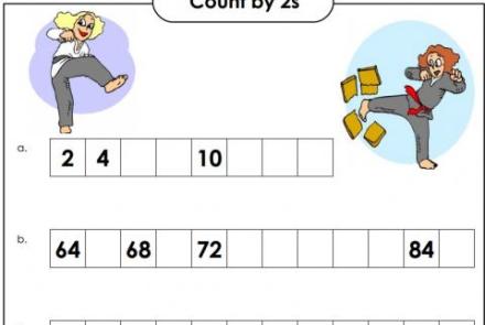 Get the Counting by 2s Worksheet