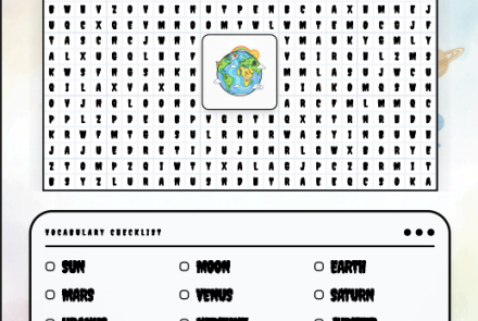 Our Solar System Word Search