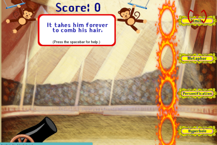 Cannonball Cats Figurative Language Game