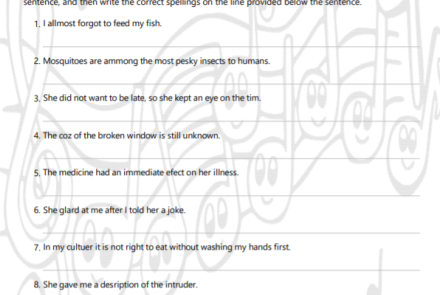 Find the Hidden Misspelled Words