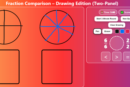 Fraction Comparison Game