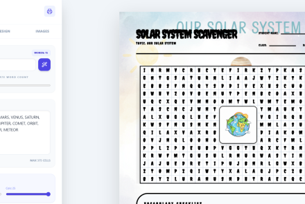 Teacher’s Word Search Wizard