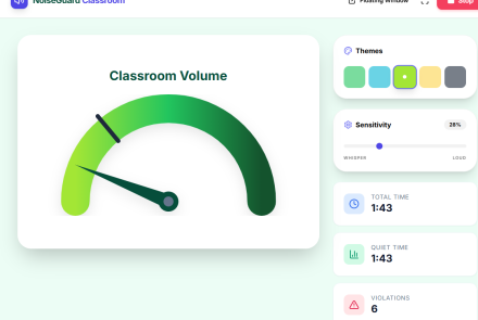 Classroom Noise Guard--Noise Level Monitor