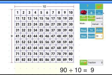 Embedded thumbnail for Visually Demonstrate Division to Students