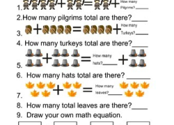 Addition Property: Add like a turkey.