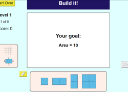 area and perimeter math game image