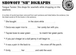 sh digraphs