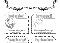 Fractions free worksheet image