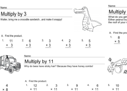Daily Math Skills Multiplication Worksheets