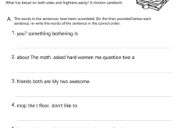 Scrambled Sentences
